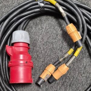 Adapter 32A5P / 3x powercon dioda