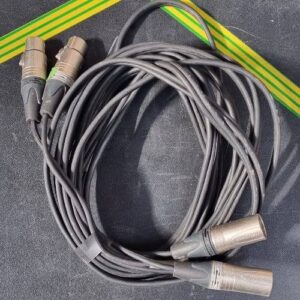 2x XLR Ż - 2x XLR M