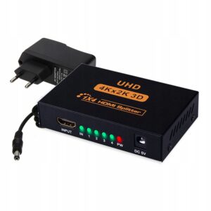 SPLITTER ROZDZIELACZ HDMI 1x4 4K*2K ULTRA HD 4K
