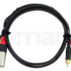Męski XLR na męski RCA