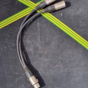 Kabel XLR żeński – 2 x XLR męski